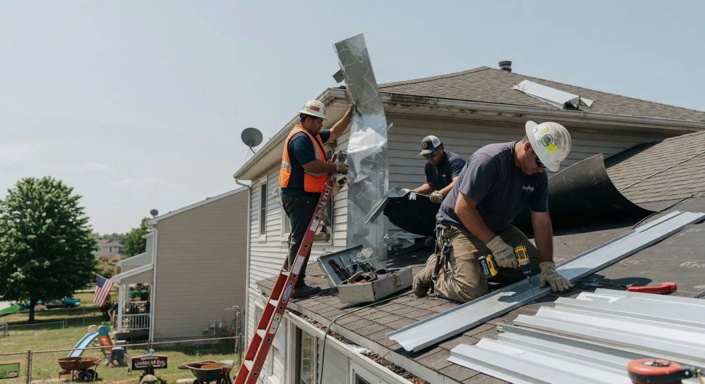 Storm Damage Metal Roof Repair in Croton Falls, NY